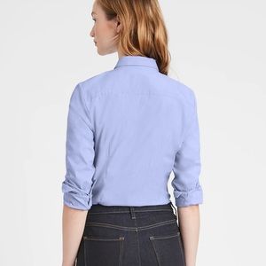 Banana Republic Light Blue Riley Tailored-Fit Shirt Women’s Size 10